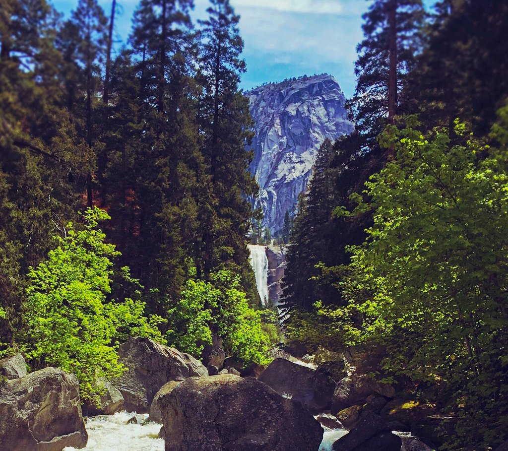 view of Vernal Falls