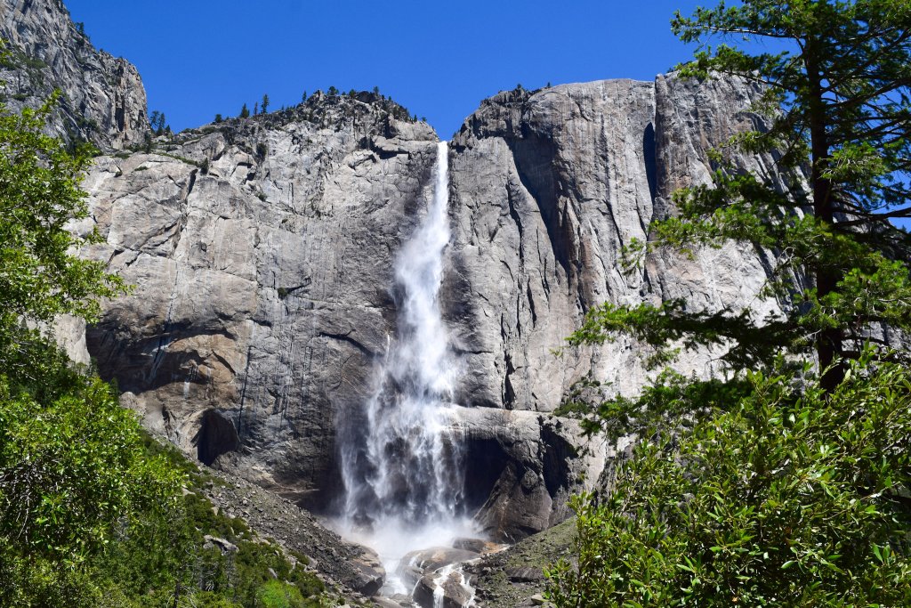 Upper Yosemite Falls waterfall