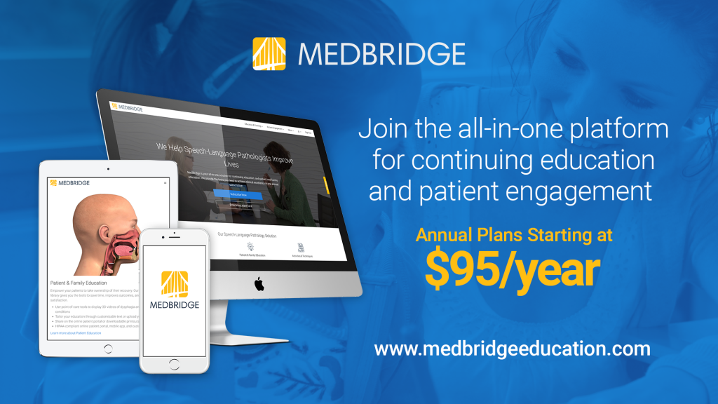 MedBridge promo code for PT, OT & SLP Starting at $95/year using code "TravelTherapy"