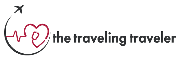 The Traveling Traveler Logo