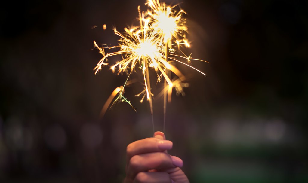 hand held sparklers