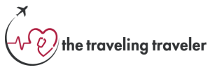 The Traveling Traveler logo