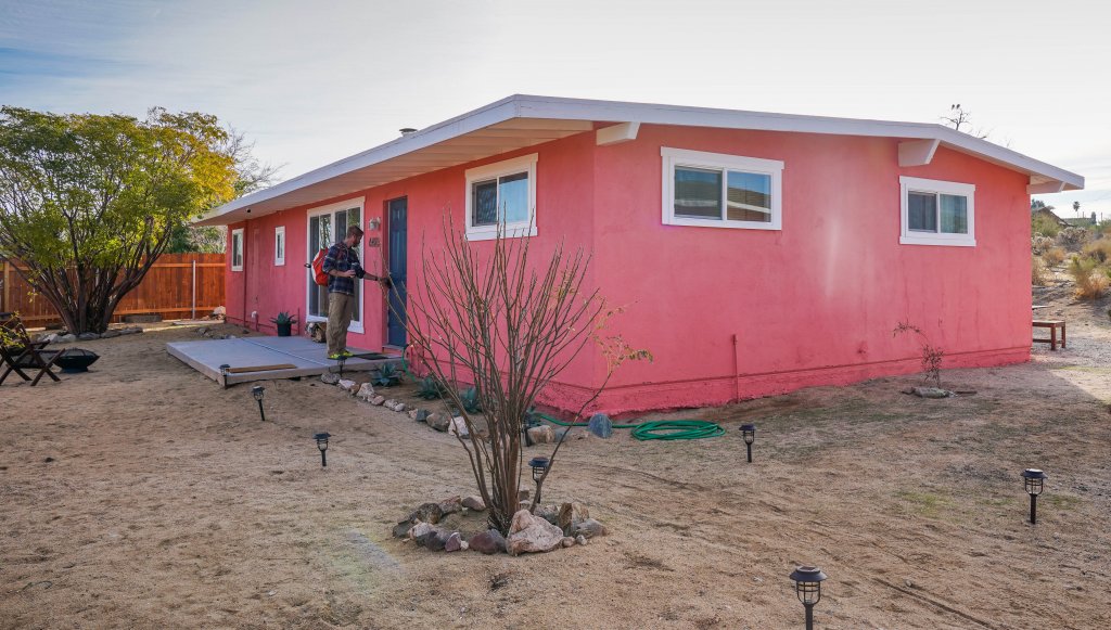 a house in the desert