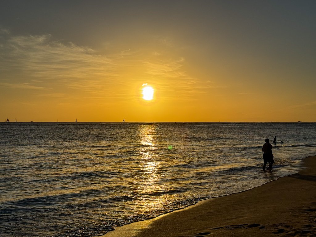 beach sunset