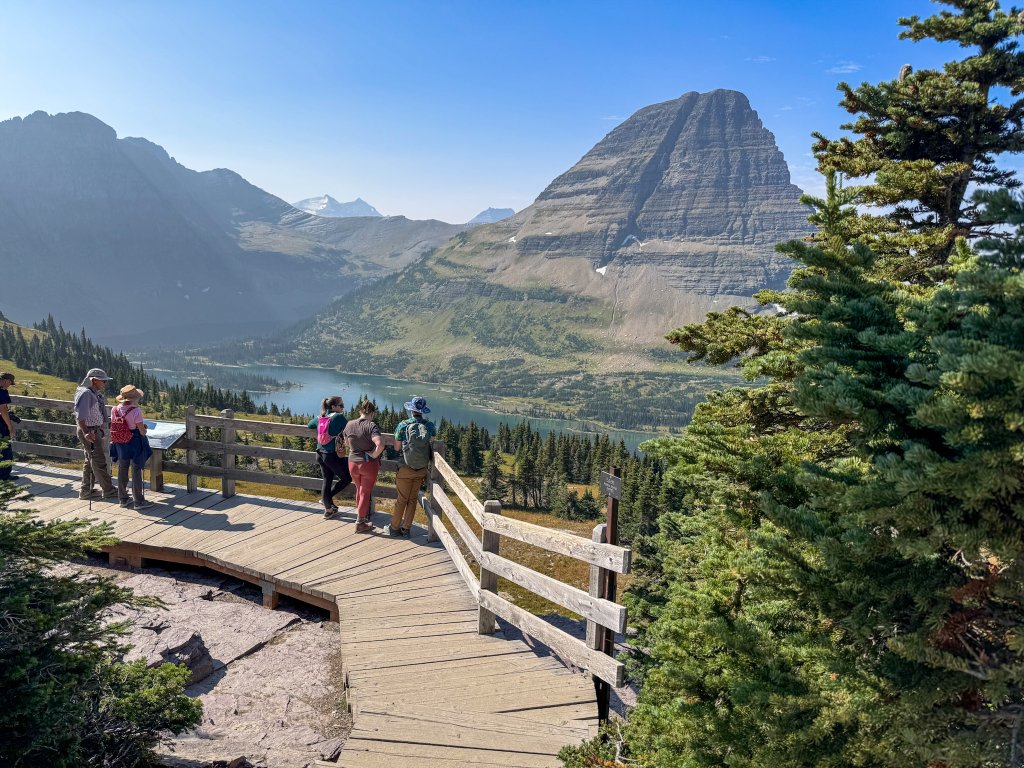 view point overlooking a lake