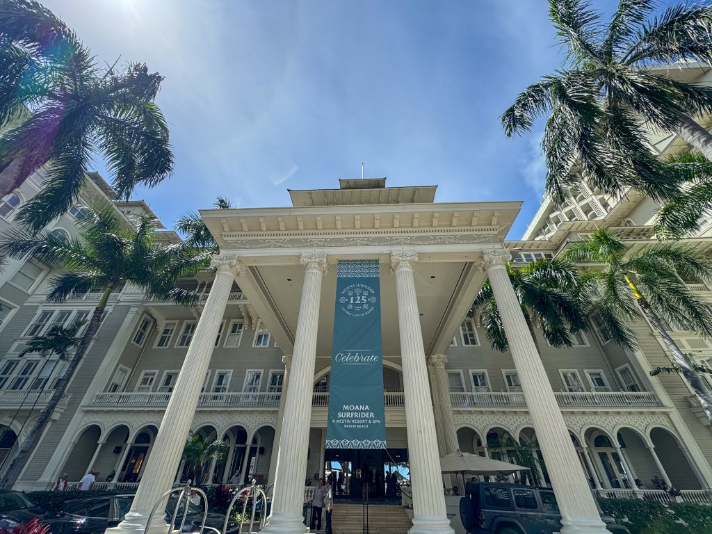 front of hotel 