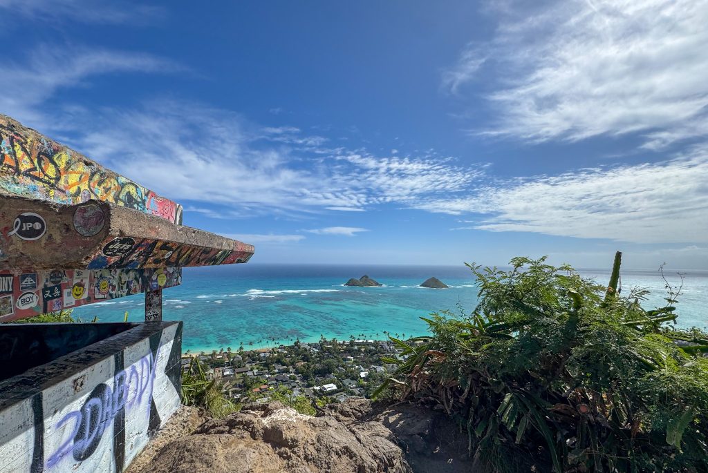 pillbox overlooking lanikai beach