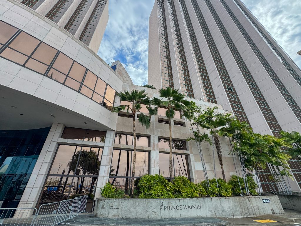 Prince Waikiki hotel outside