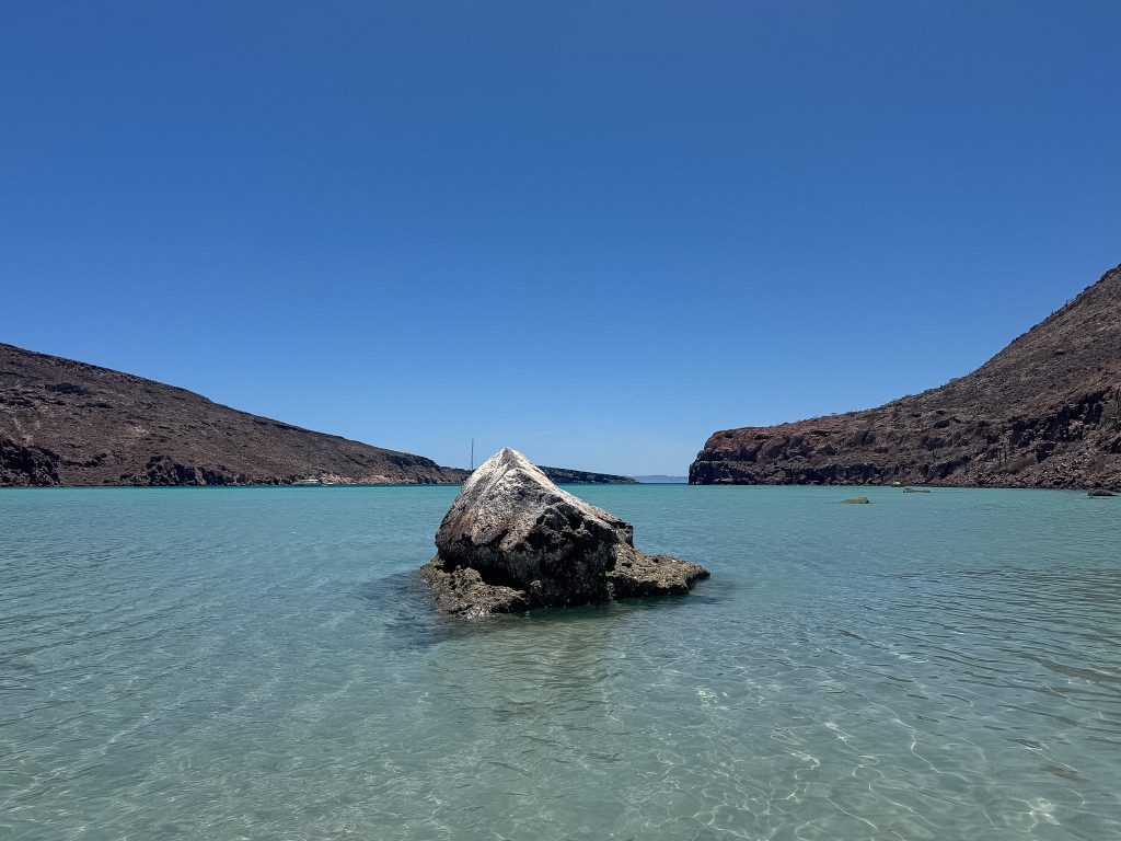 beach at Isla Espiritu Santo