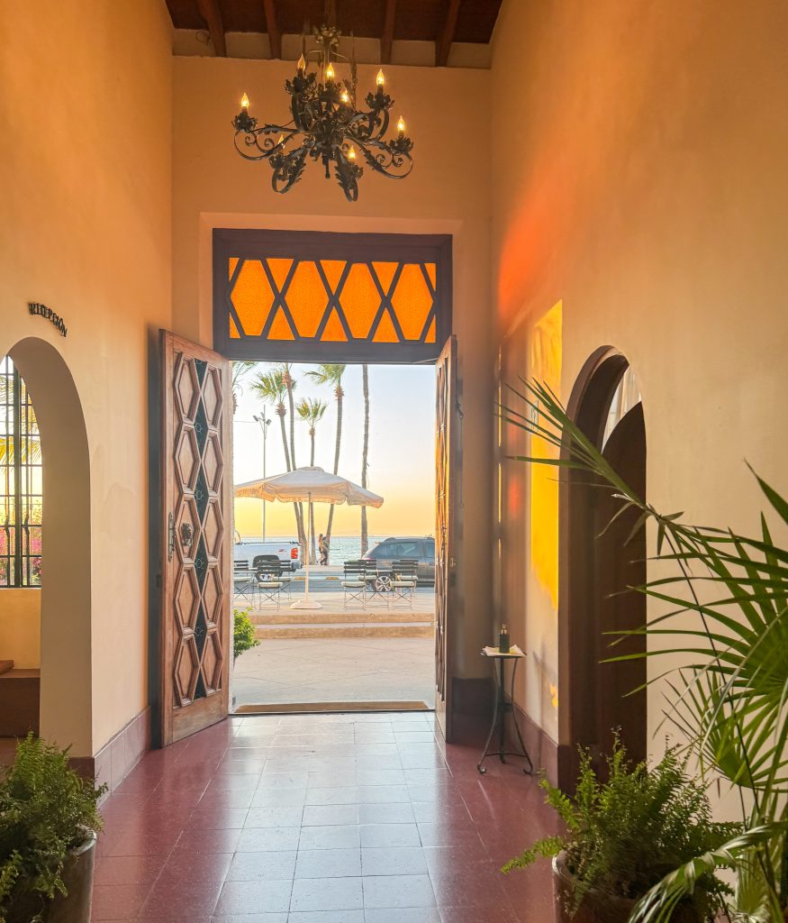 front door at Baja Club